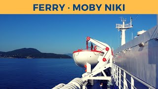 Passage on ferry MOBY NIKI Piombino  Portoferraio Moby Lines [upl. by Bernardine]