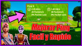 ✅QUITAR LAG Y MEJORAR PING EN FORTNITE RAPIDO 2024 MEJORAR LA LATENCIA🚀✅ 0ms  0 Packet Loss [upl. by Alecia]