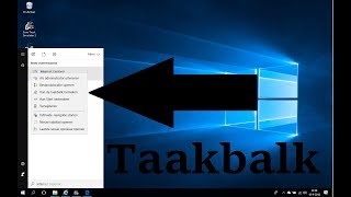 Aan taakbalk vastmaken in Windows 10 [upl. by Aseret854]