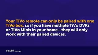 How to Use Your Eastlink TiVo Voice Remote [upl. by Moreno273]