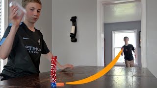 Bottle Cap Flick Trick Shots 2  Thats Amazing [upl. by Erej]