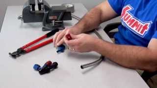 Braided Hose Assembly with AN Fittings  Summit Racing Quick Flicks [upl. by Amitarp]