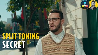 The Easiest Way to Create Split Toning in DaVinci Resolve 17  Color Grading Tutorial [upl. by Gainor]