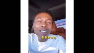 NBA Big B Diss King Von IG Live  NERD FOOTAGE [upl. by Persons]