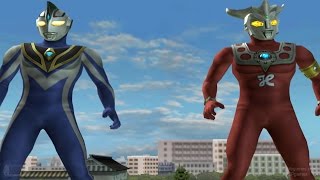 Ultraman Agul v2 amp Leo  TAG Battle Mode ★Play ウルトラマン FE3 [upl. by Ecniv]