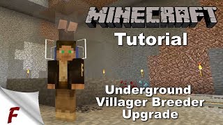 ✅ Minecraft Infinite Villager Breeder Tutorial Underground Upgrade 113 and 112 [upl. by Ahasuerus481]