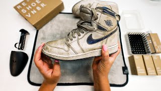 Air Jordan 1 Shoe Cleaning Tutorial [upl. by Mcnutt]