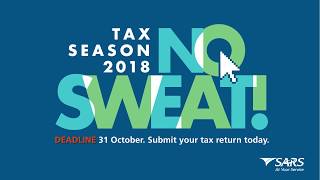 SARS Tax Season 2018 Deadline Reminder [upl. by Polish7]