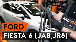 Hoe een ruitenwissers vervangen op een FORD FIESTA JA8 AUTODOCTUTORIAL [upl. by Max]