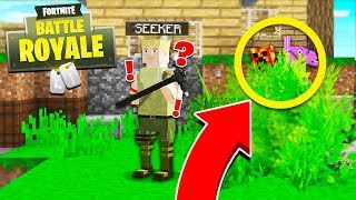 Minecraft Fortnite Battle Royale HIDE amp SEEK  Minecraft Mods [upl. by Eanar]