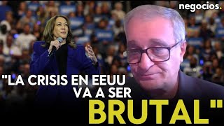 quotSi Donald Trump y Kamala Harris terminan igualados la crisis en EEUU va a ser brutalquot Aguilar [upl. by Idihsar]