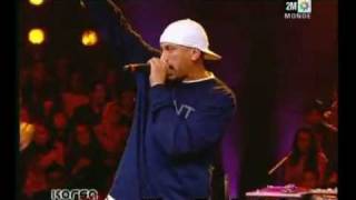 H Kayne  Li Liha Liha Sur Korsa Live  ZeeArabCom Rap Marocain [upl. by Champ]