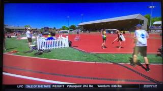 NCAA Nationals Track Womens 100m  Jenna Prandini [upl. by Ainessey]