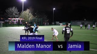 KFL 2019 Final  Jamia vs Malden Manor Highlights [upl. by Soule]