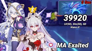 MA EX 5 Sec SSS Tonatiuh 39920  LVS0 EepyS0 GD Kiana 4  Honkai Impact 3 [upl. by Aeret230]