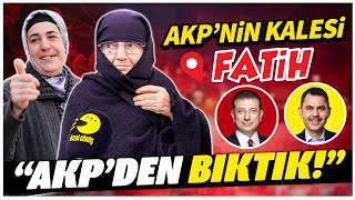 Ekrem İmamoğlu mu Murat Kurum mu AKPnin Kalesi Fatih Şok Etti Sayaçlı Seçim Anketi  Röportaj [upl. by Geanine213]