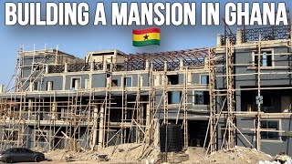 HOW MUCH IT COST TO BUILD A MANSION IN GHANA ACCRA [upl. by Amero]