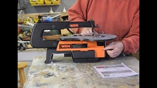 Wen 3920 Scroll Saw [upl. by Delanos]