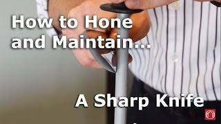 HD A Guide to Honing a Knife Using a Steel [upl. by Vasta143]