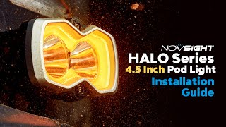 Novsight Halo Series 45 Inch Pod Light Installation Guide [upl. by Navada]