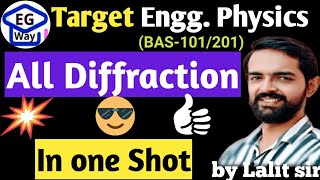 Complete Diffraction in one shot video  by Lalit sir  akturesult diffraction aktuexam virul [upl. by Gael461]