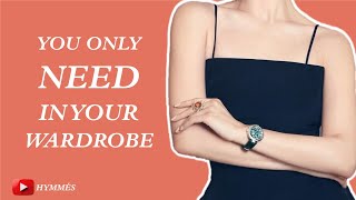 9 Luxury Items You Only Need in Your Wardrobe 2024  Hymmes Luxury Vlog [upl. by Anwahsed182]