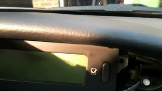 Citroen C5 central LCD display unit replacement 2002 model HDi 22 [upl. by Nraa]