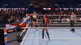 Becky lynch vs Ronda Rousey World Title Match [upl. by Sutton]