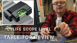 CVlife scope level picatinny rail mount tabletop review [upl. by Gnilrad381]