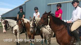 Horse Show Jumping Relay  Versatile Horsemanship [upl. by Emyaj]