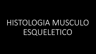 Histología musculo esquelético [upl. by Lurlene]