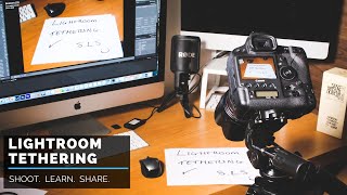 Lightroom Tethering  Camera to Computer [upl. by Dekeles]