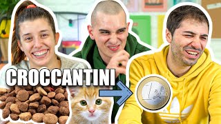 REGALIAMO 1€ PER OGNI CROCCANTINO per gatti MANGIATO 🐈 [upl. by Kuo]