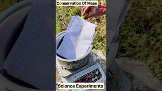 Conservation Of Mass Experiment 🧪 Experiment Shorts Hindi experiment science [upl. by Aluap]