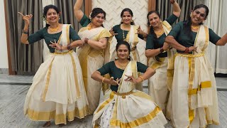 onam group dance Kerala dance onamtrending onamgroupdance onam2024 keraladance IMAdance2024 [upl. by Nrev]