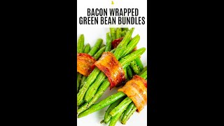 Healthy Bacon Wrapped Green Beans shorts [upl. by Alida]