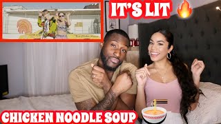 jhope Chicken Noodle Soup feat Becky G MV LIT REACTION🔥 [upl. by Aitercal]