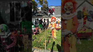 Tilson street clown house fun house halloween spookydecor trickortreat fyp clown circus [upl. by Hankins]