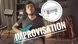 Improvisation Exercise resolving lines amp phrases Guitar Lesson [upl. by Etnahc492]