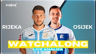 RIJEKA  OSIJEK  LIVESTREAM CINAX 2 [upl. by Aikemat658]