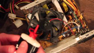 How to fix loud computer PSU fan with a screwdriver [upl. by Goodard]