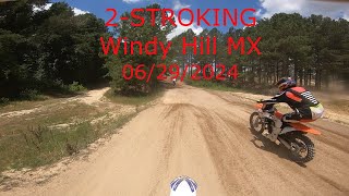 2Stroking at Windy Hill MX  Ellerbe NC  06292024 [upl. by Lemert743]