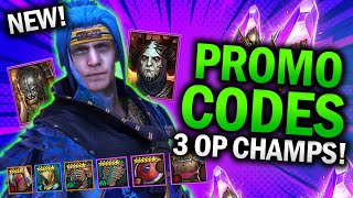 BEST Promocodes for 3 OP CHAMPS  2x EPICS and NINJA Start July 2024  Raid Shadow Legends Guide [upl. by Elaynad64]