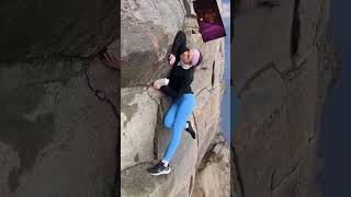 climbing bouldering rockclimbing funny comedy climb hiking youtube ai youtubeshorts [upl. by Diarmit]