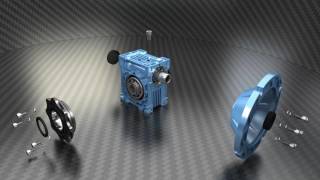 TFLEX CAD 15  Photorealistic animation Worm gearbox [upl. by Alil131]