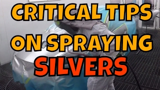 Critical tips when spraying silver with PPG WATER [upl. by Yacov]