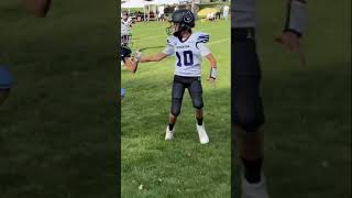 Play action pass for TD🔥🏈footballshorts footballhighlights touchdown youthfootball [upl. by Sheryle]