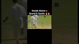 Shoaib Akhtar Vs Dravid amp Sachin [upl. by Ailina]