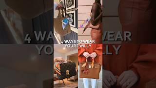 How to Style w Hermess Twilly 🎀 eucbmarketplace trendingshorts designerbags luxurybag [upl. by Suissac]