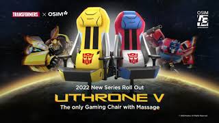 OSIM uThrone V Transformers Gaming Massage Chair [upl. by Eirrem]